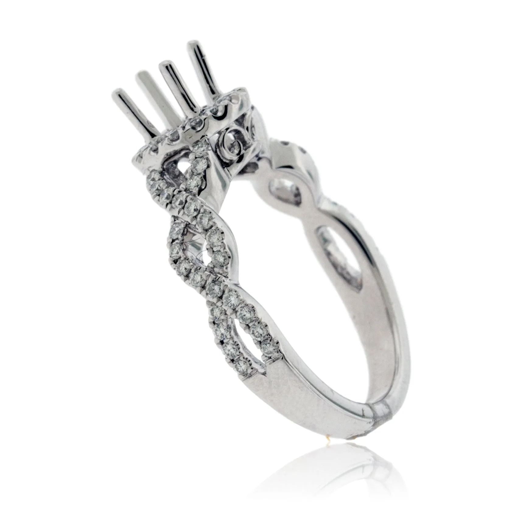 Diamond Engagement Semi-Mount Ring