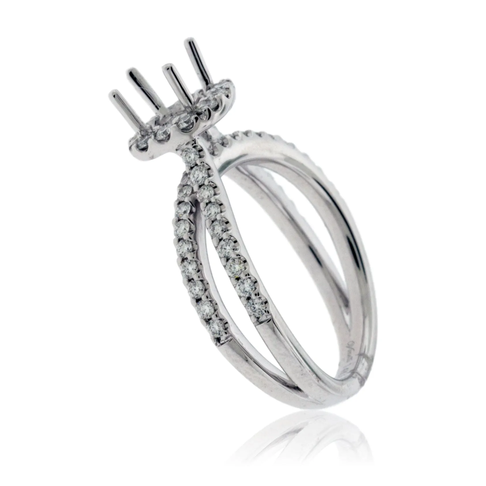 Diamond Engagement Semi-Mount Ring