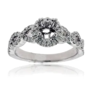 Diamond Engagement Semi-Mount Ring