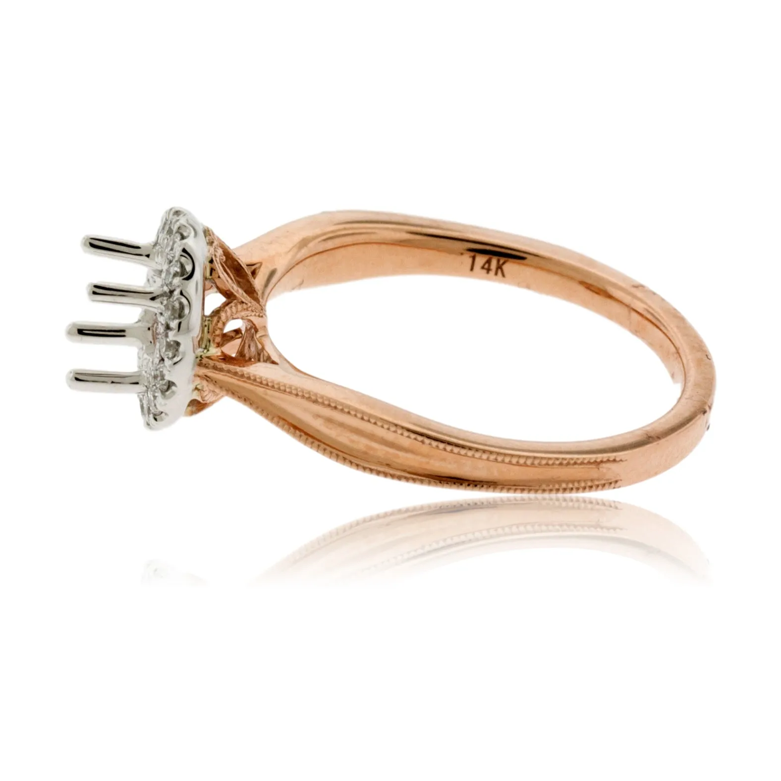 Diamond Engagement Semi-Mount Ring