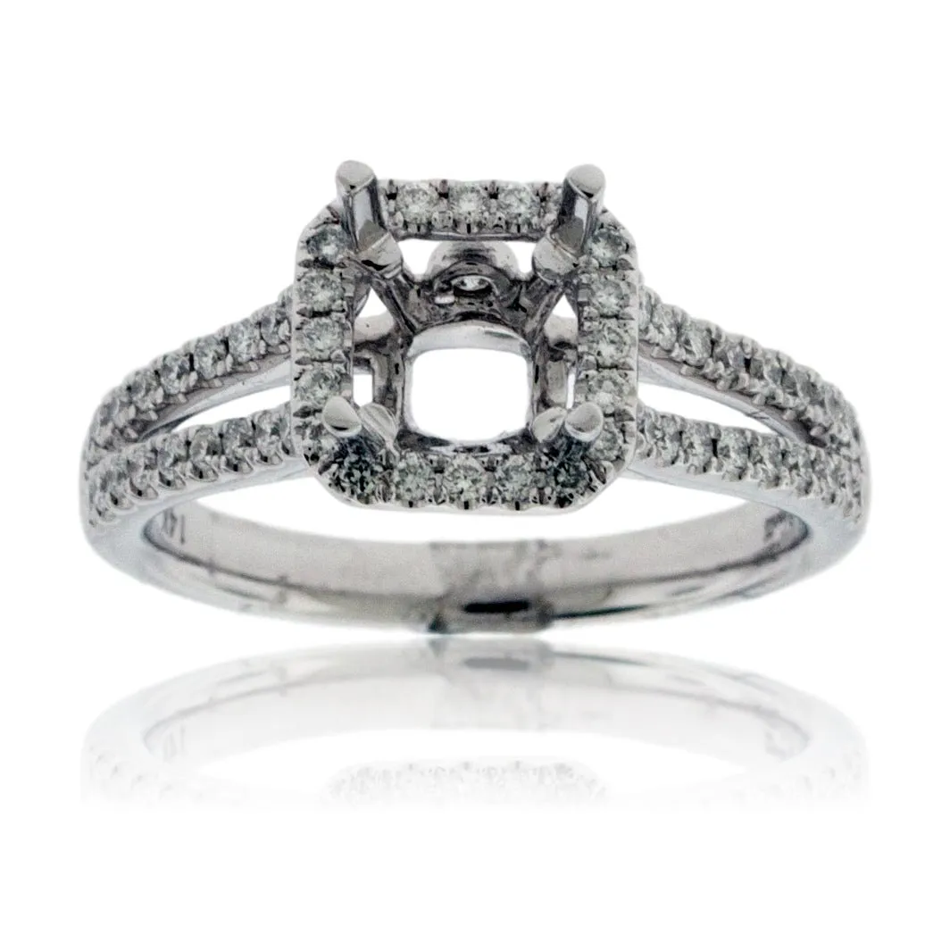 Diamond Engagement Semi-Mount Ring