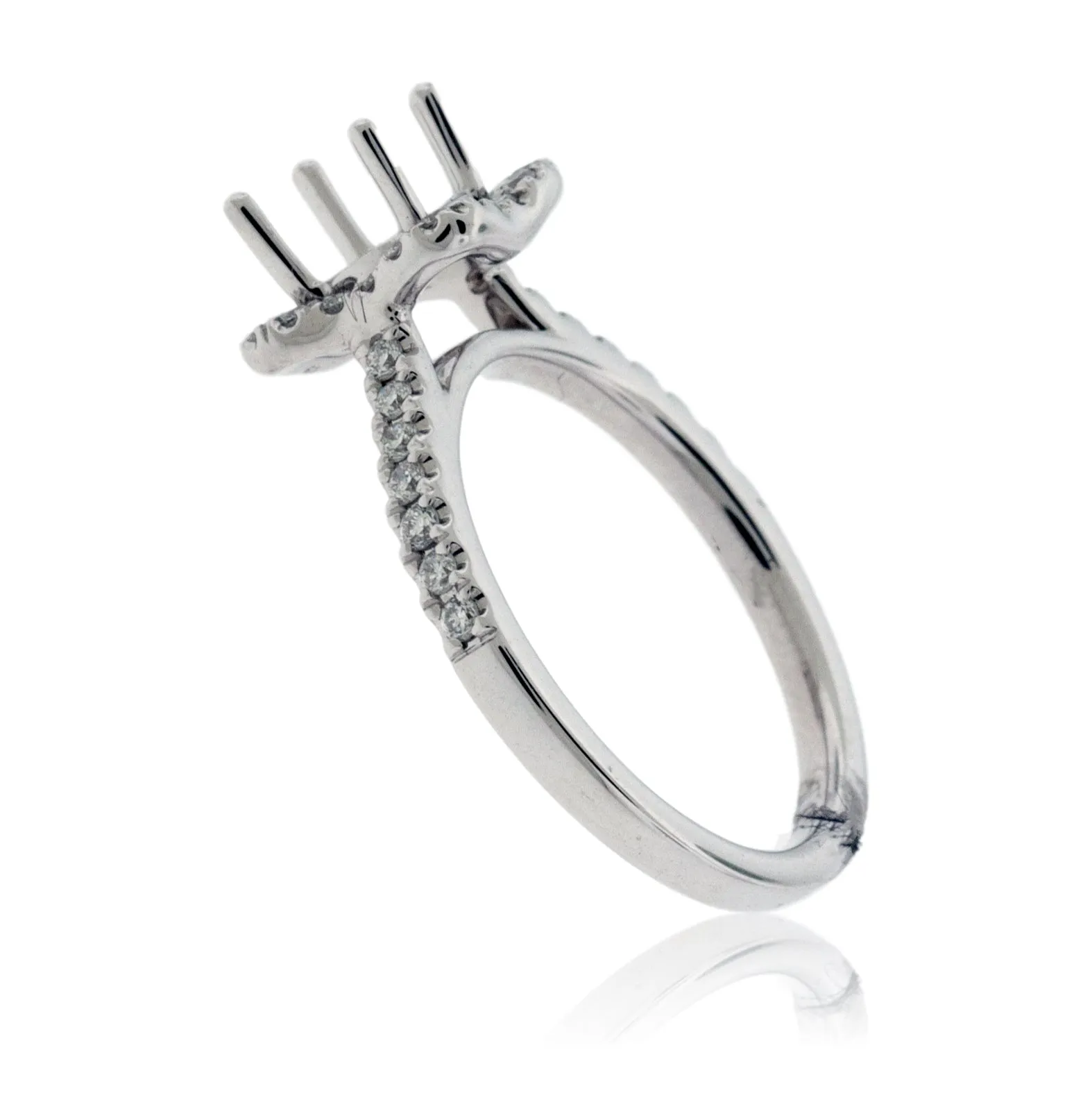 Diamond Engagement Semi-Mount Ring
