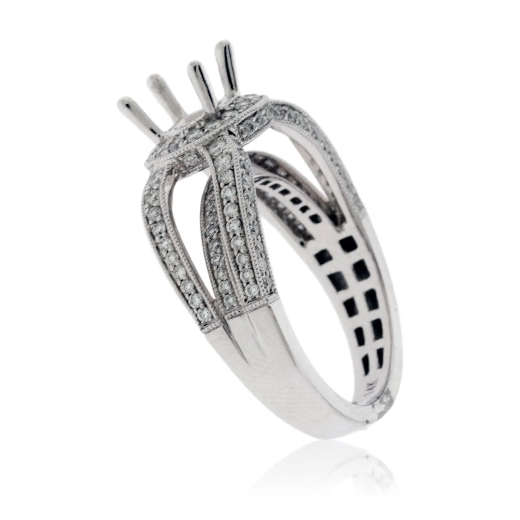 Diamond Engagement Semi-Mount Ring