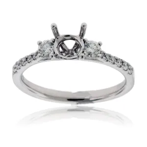 Diamond Engagement Semi-Mount Ring