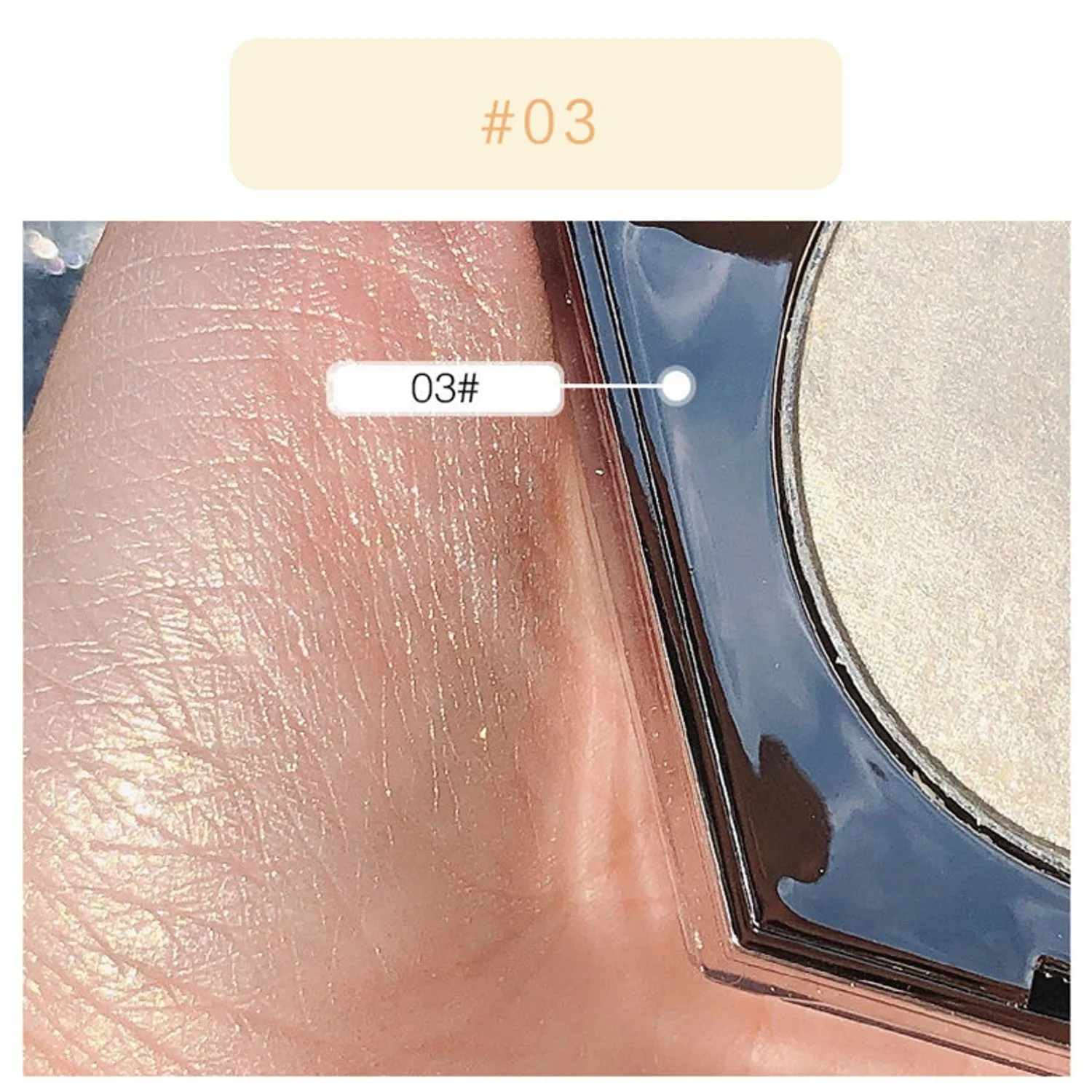 Diamond Highlight Powder- #03 Champagne Gold