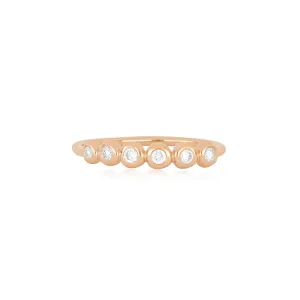 Diamond Pillow Stack Ring
