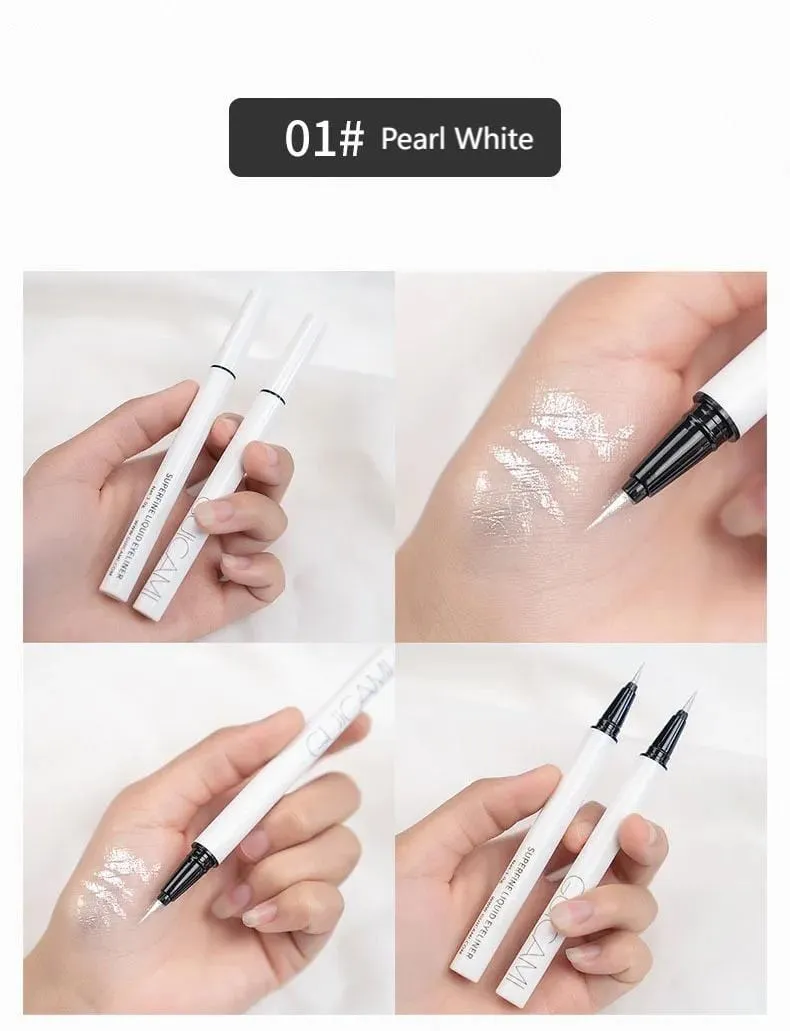 Diamond Powder Waterproof Slender Liquid Eyeliner