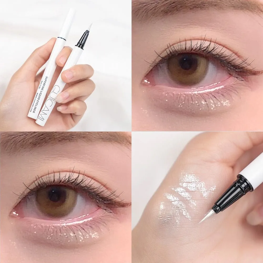Diamond Powder Waterproof Slender Liquid Eyeliner