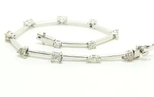 Diamonds Bracelet in Alternating Cuts AD No: 2830