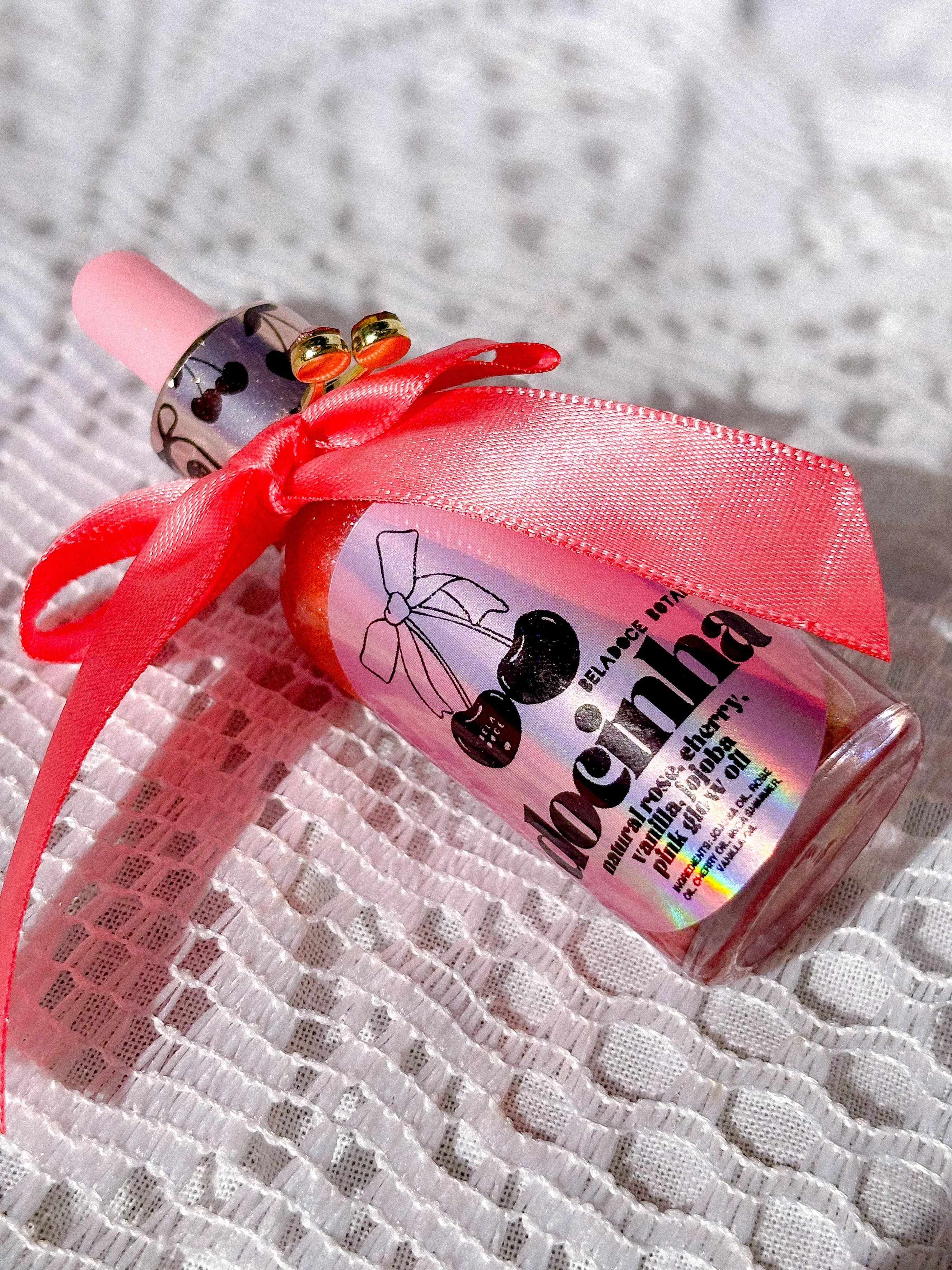 Docinha Cherry Rose Vanilla Pink Glow Oil Illuminating Drops (face   body)