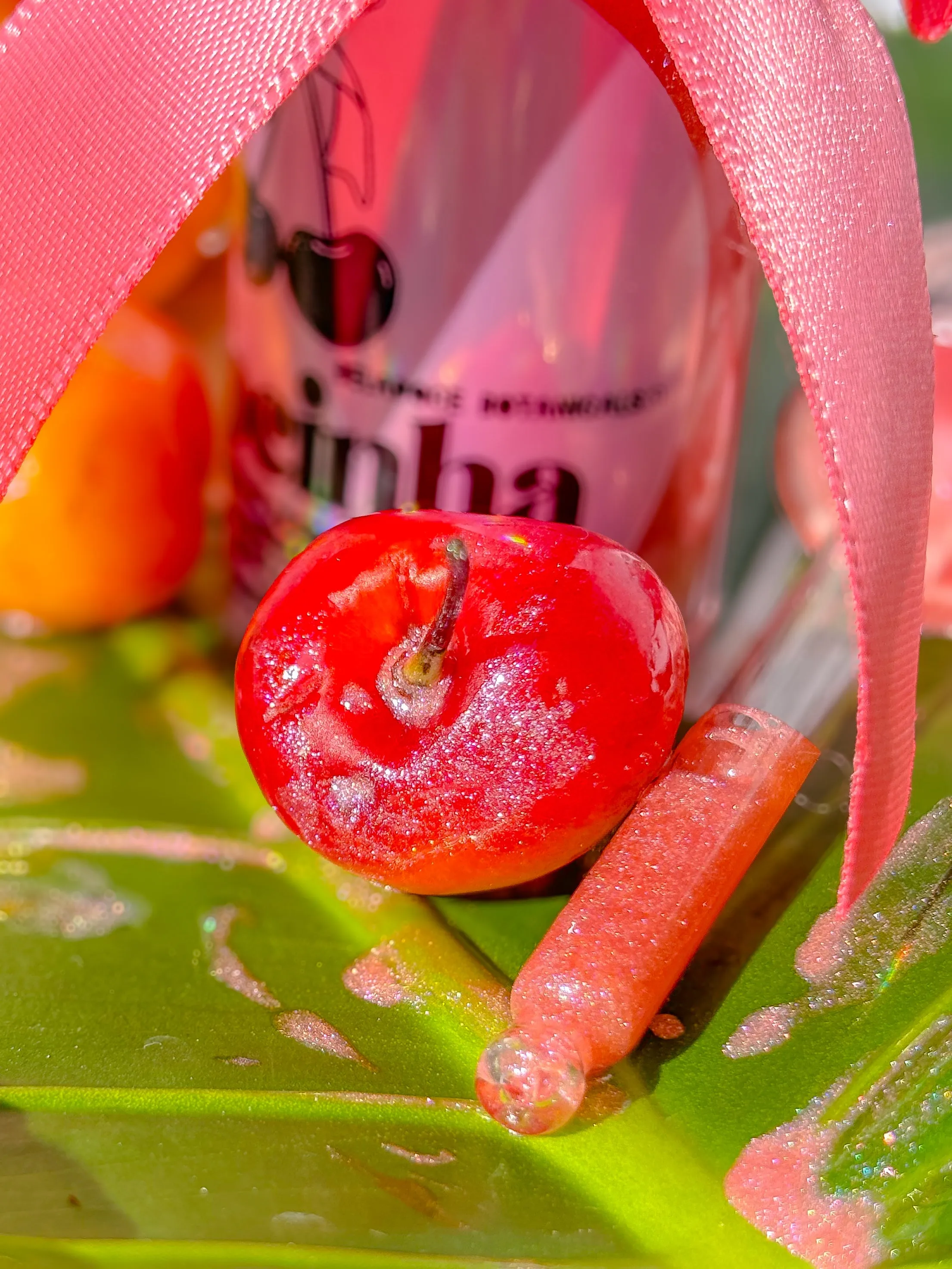 Docinha Cherry Rose Vanilla Pink Glow Oil Illuminating Drops (face   body)