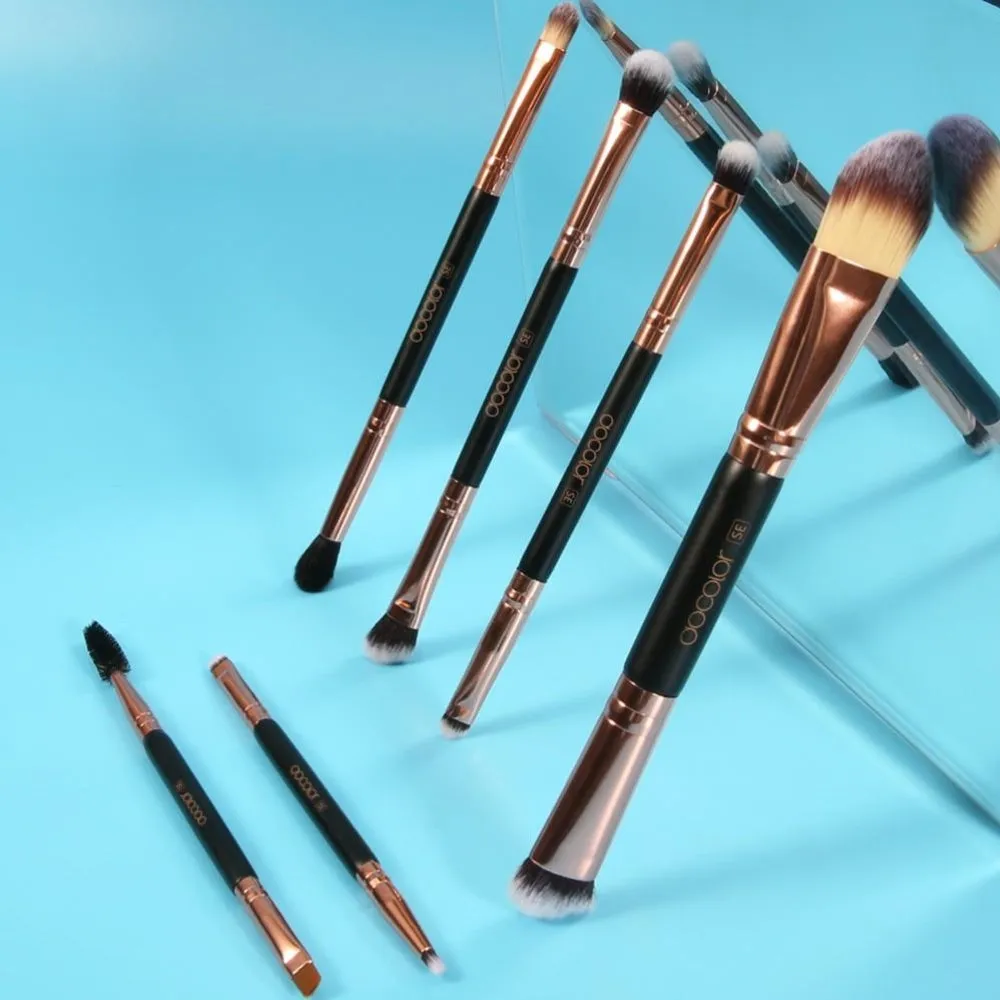 Docolor Rose Gold - 6 Pieces Double-Ended Eye Brush Set dc 0607