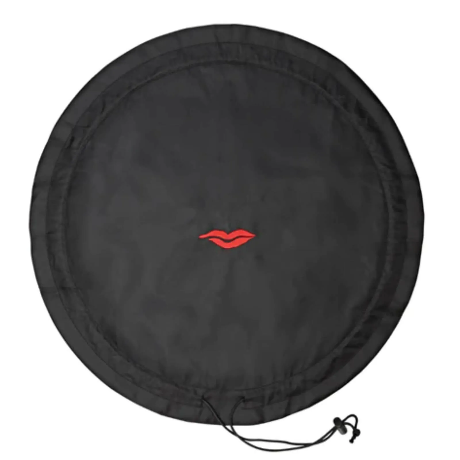 Donna May Drawstring Makeup Bag - Black