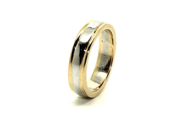 Double Inlay Comfort Band Ad No.0440 (5mm)