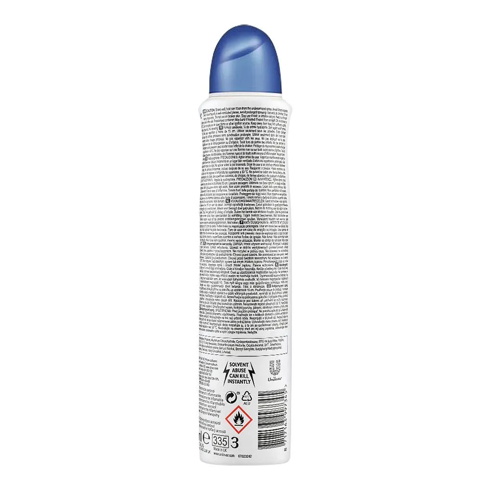 Dove 48H Original Deodorant Spray, For Women, 0% Alcohol, 250ml