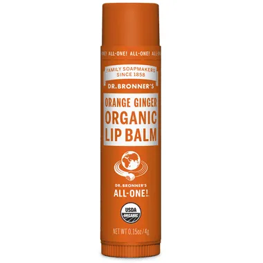 Dr. Bronner Organic Lip Balm - Orange Ginger (4 g)