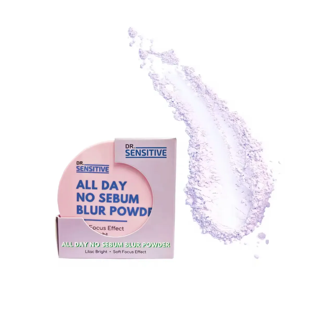 Dr. Sensitive All Day No Sebum Blur Powder - Lilac Bright 25g