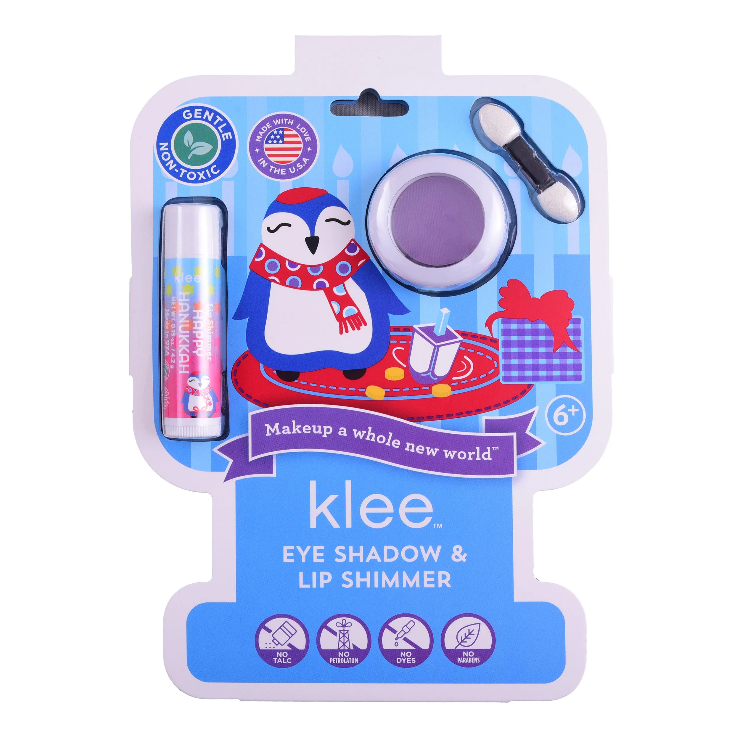 Dreidel Twinkle - Hanukkah Eye Shadow and Lip Shimmer Set
