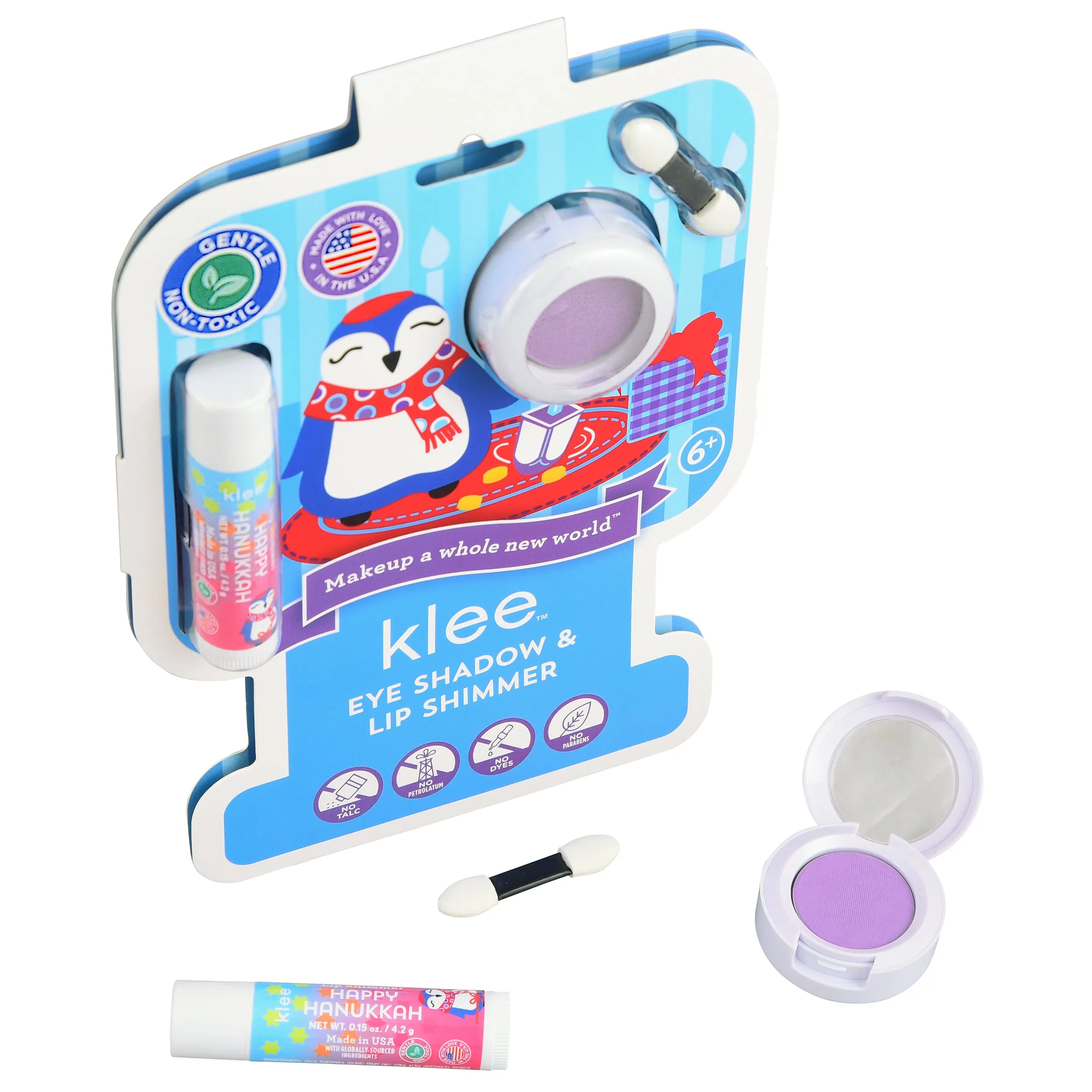 Dreidel Twinkle - Hanukkah Eye Shadow and Lip Shimmer Set