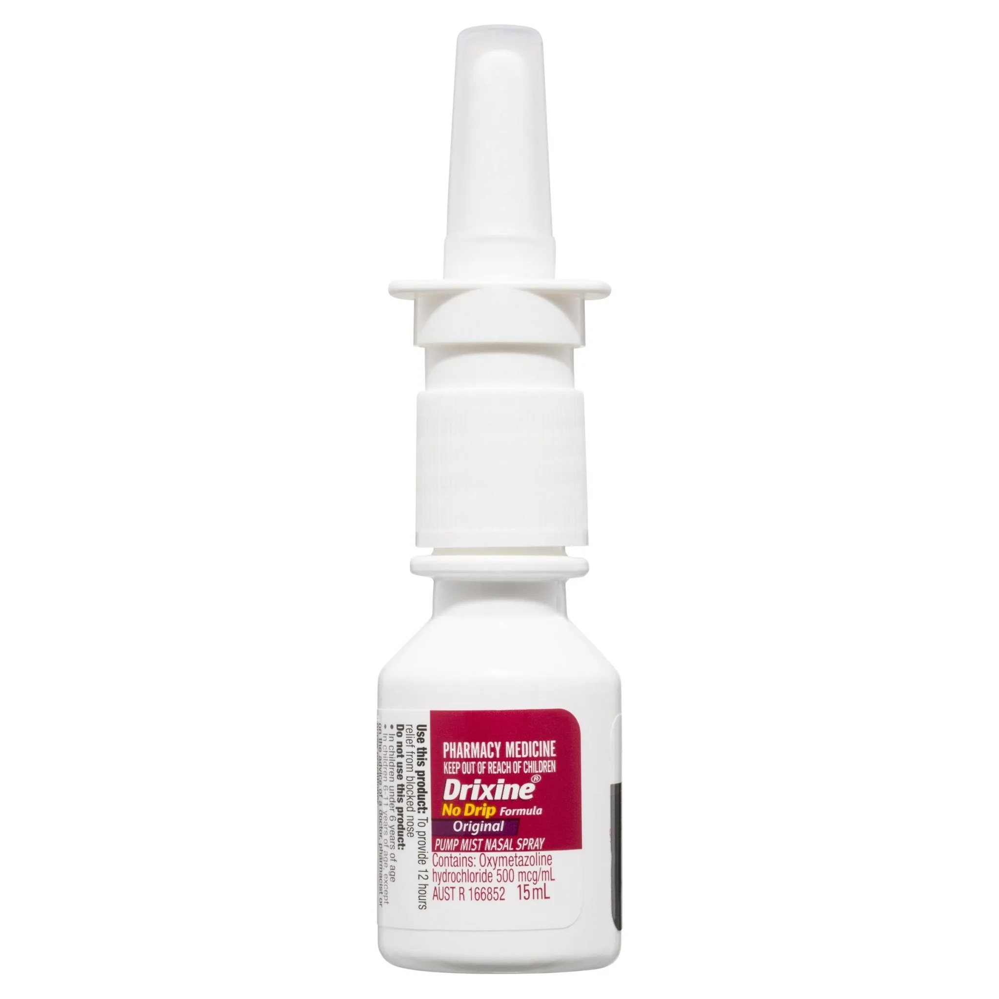 Drixine 12 Hour Relief No Drip Original Nasal Spray 15mL
