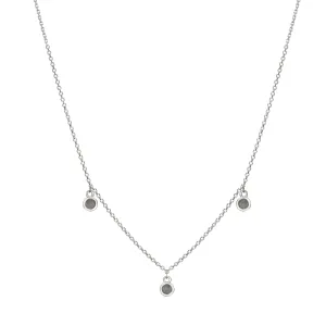 Drop Cremation Necklace in Sterling Silver