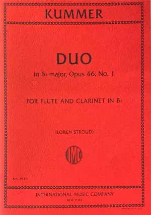 Duo in Bb Major Op. 46 No. 1 (Flute and Clarinet)