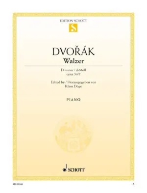 DVORAK - WALTZ D MINOR OP 54 NO 7 PIANO