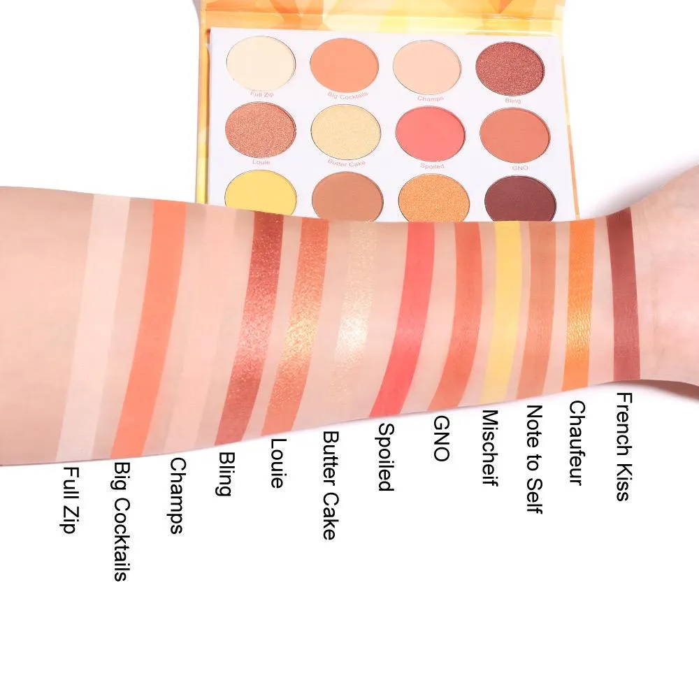 Earthy Golden 12 Colors Eyeshadow Palette
