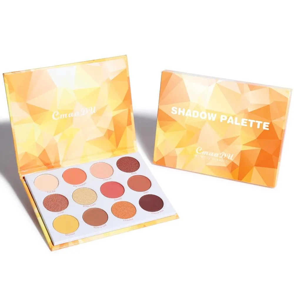 Earthy Golden 12 Colors Eyeshadow Palette