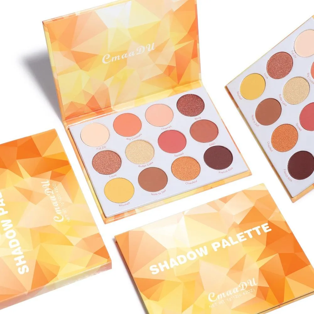 Earthy Golden 12 Colors Eyeshadow Palette