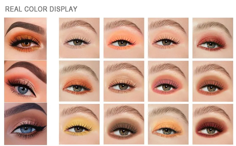 Earthy Golden 12 Colors Eyeshadow Palette
