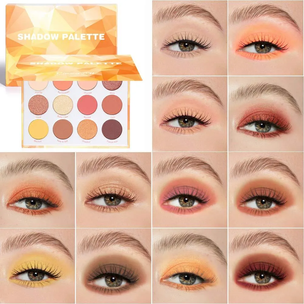 Earthy Golden 12 Colors Eyeshadow Palette