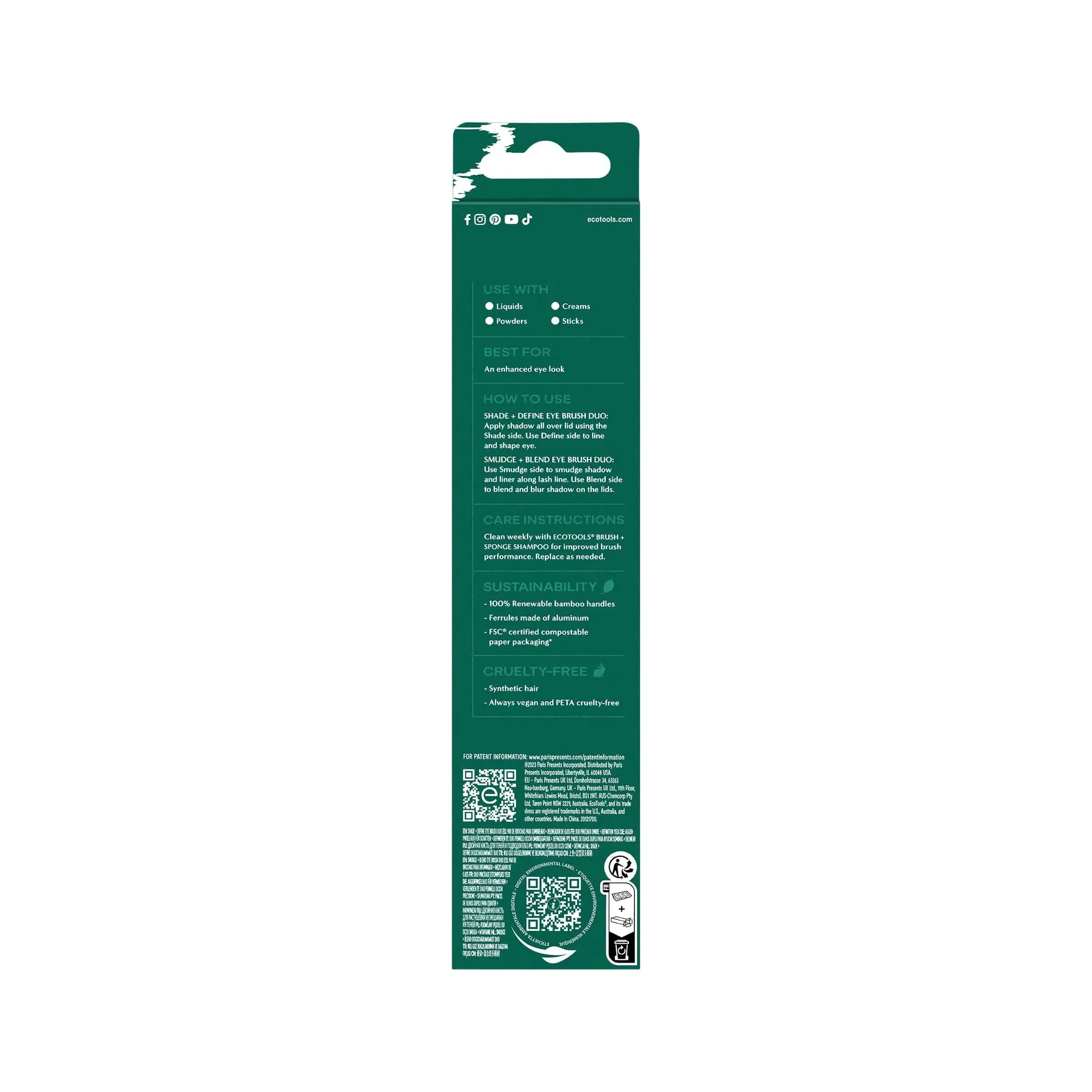 Ecotools Eye Enhancing Duo Makeup Brush Set