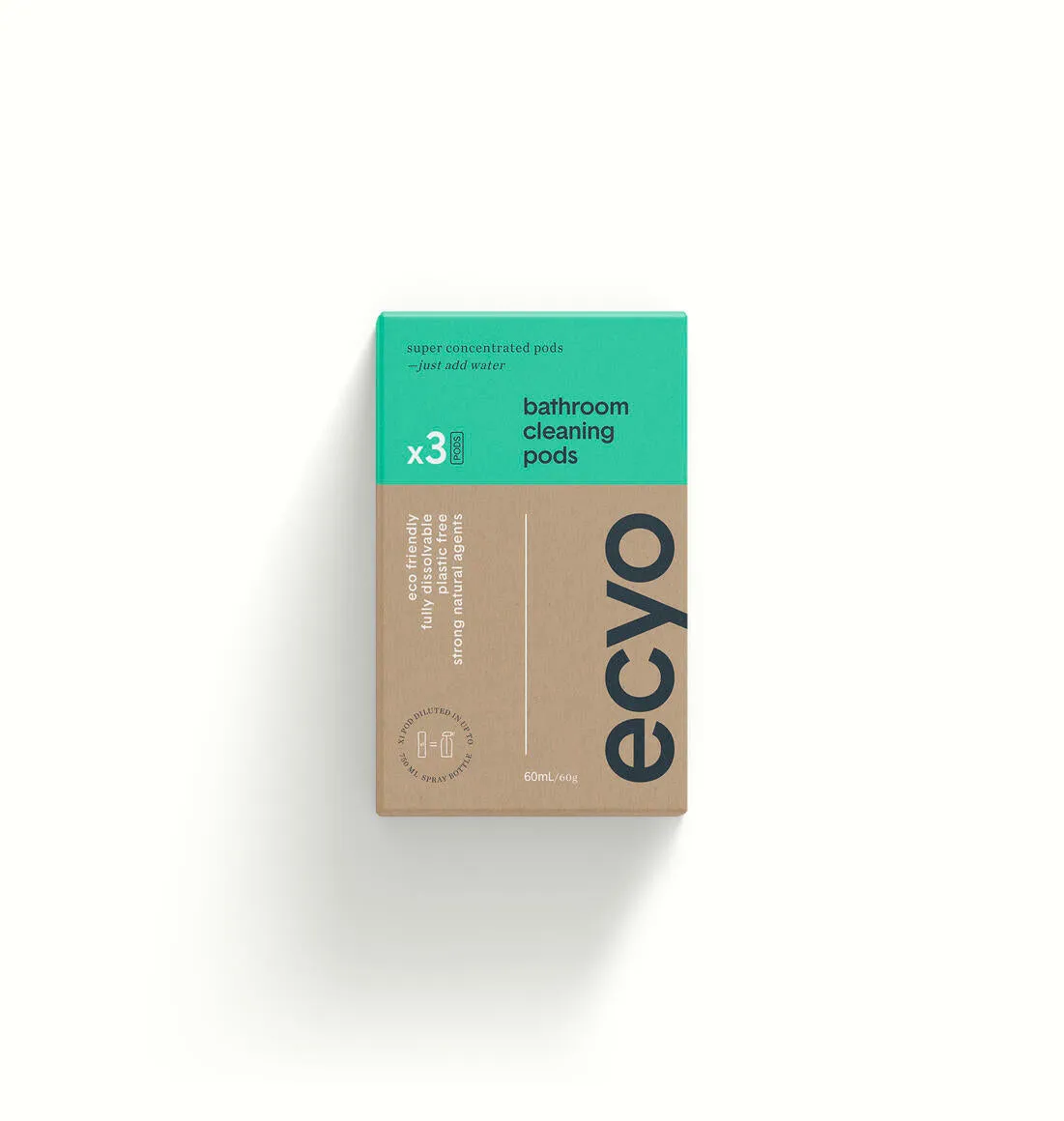 Ecyo Bathroom Cleaning Pods 3 Pack