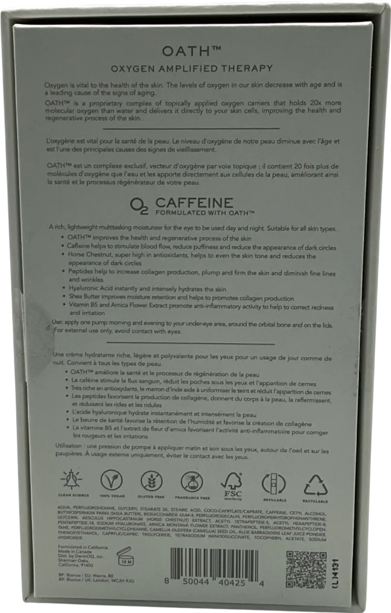 element eight O2 Caffeine Eight Active Eye Cream 15ml