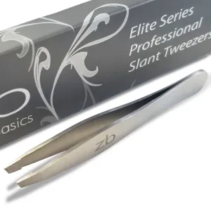 Elite Series Slant Tweezers | Satin Finish