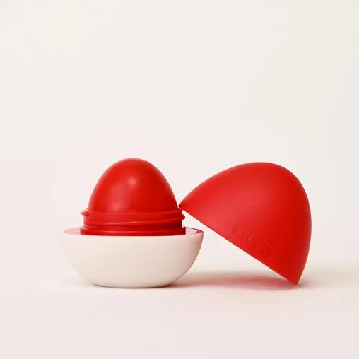 EOS SHEA   SHADE  TINTED LIP BALM "RED HAUTE"
