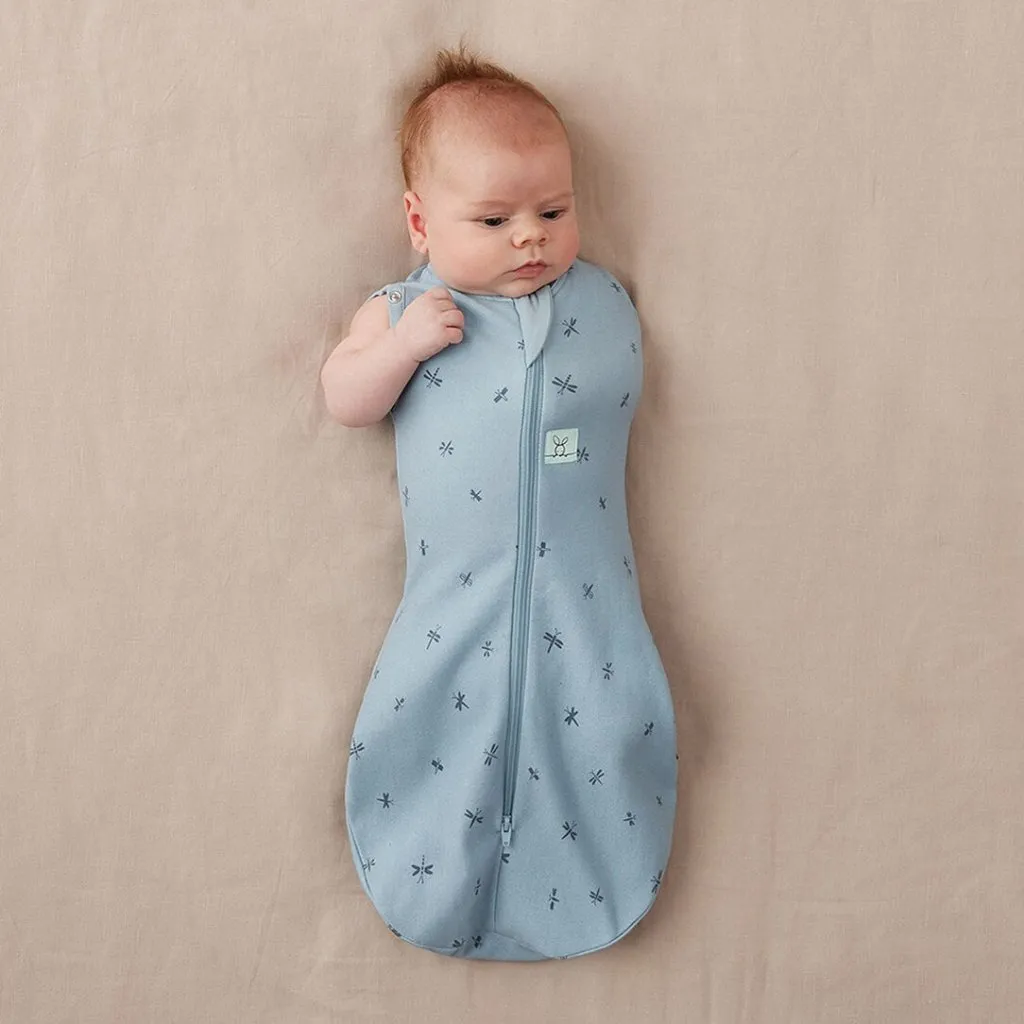 ERGOPOUCH - Organic All Year Cocoon Swaddle Sleeping Bag 1.0TOG - Dragonflies