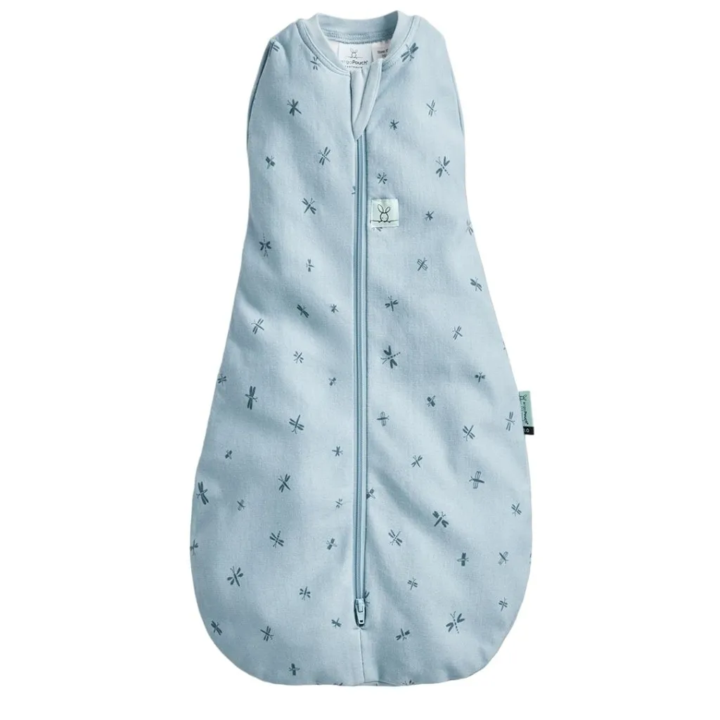 ERGOPOUCH - Organic All Year Cocoon Swaddle Sleeping Bag 1.0TOG - Dragonflies