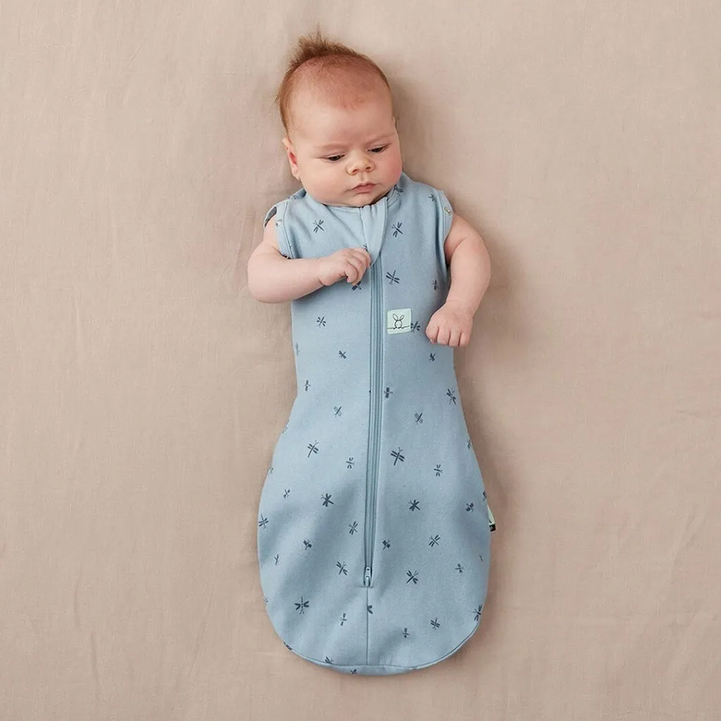 ERGOPOUCH - Organic All Year Cocoon Swaddle Sleeping Bag 1.0TOG - Dragonflies