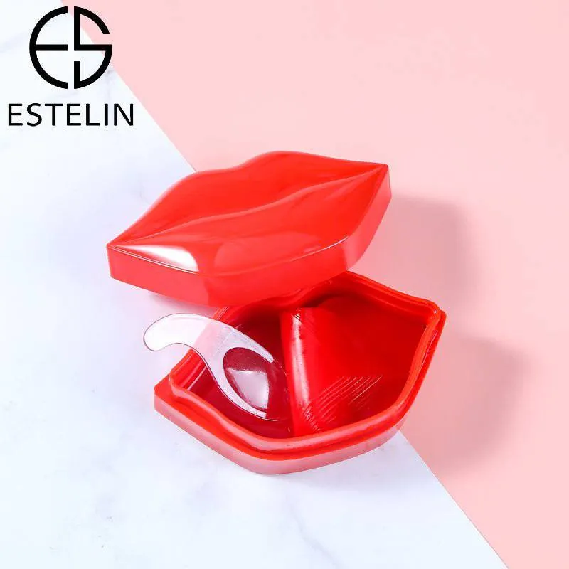 ESTELIN Fascinating Red Nourishing and Smoothing Lip Mask - 22 Pcs