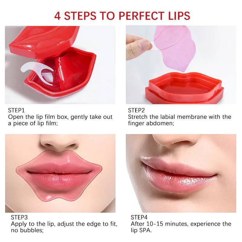 ESTELIN Fascinating Red Nourishing and Smoothing Lip Mask - 22 Pcs