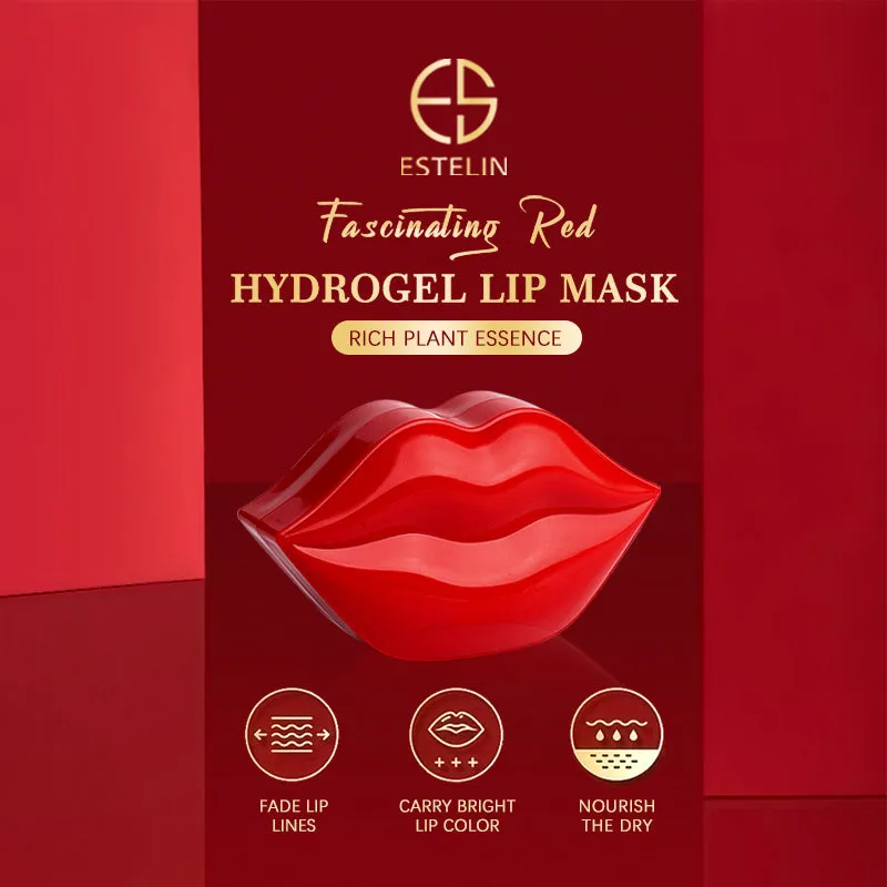 ESTELIN Fascinating Red Nourishing and Smoothing Lip Mask - 22 Pcs