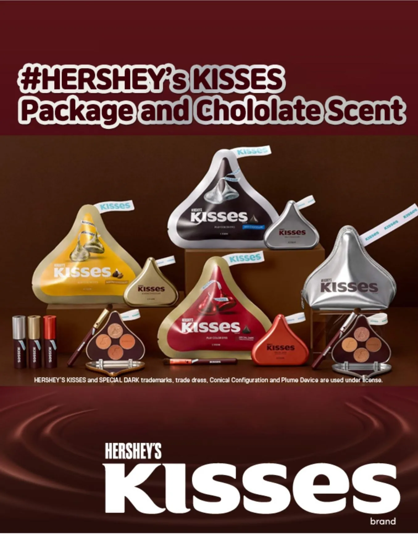 ETUDE HOUSE Play Color Eyes HERSHEY'S KISSES Pouch Kit