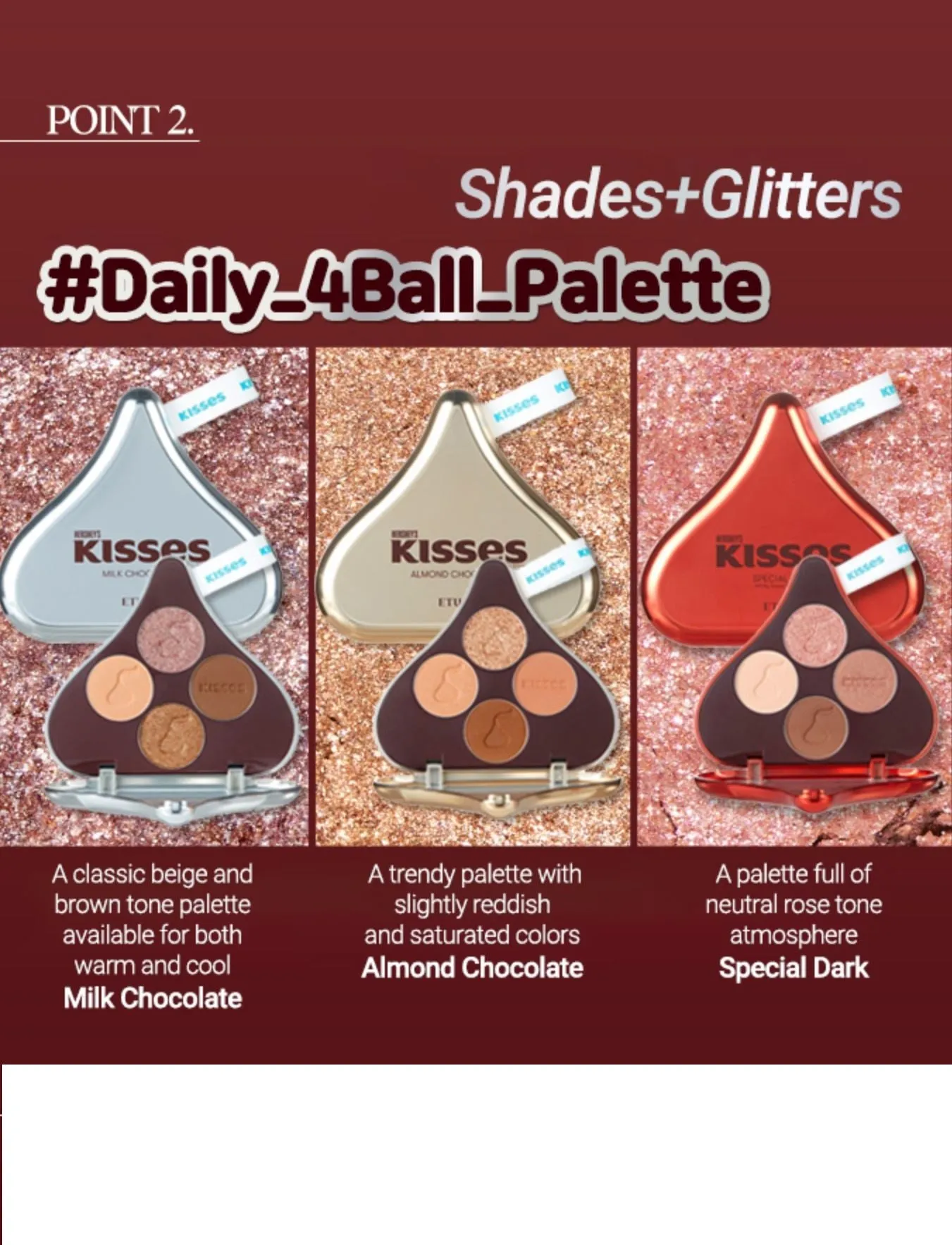 ETUDE HOUSE Play Color Eyes HERSHEY'S KISSES Pouch Kit