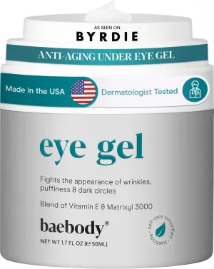 Eye Gel - Advanced Cooling under Eye Cream for Dark Circles and Puffiness - anti Aging and Hydrating - Beauty Gifts for Women (50 Ml/1.7 Fl Oz)