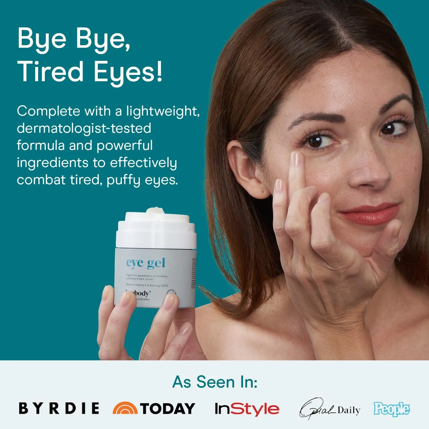 Eye Gel - Advanced Cooling under Eye Cream for Dark Circles and Puffiness - anti Aging and Hydrating - Beauty Gifts for Women (50 Ml/1.7 Fl Oz)