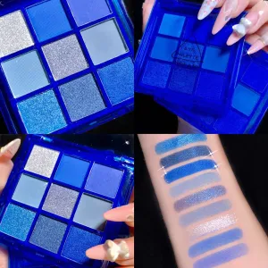 Eyeshadow electric blue