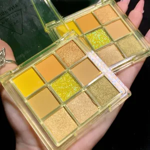 Eyeshadow electric yellow