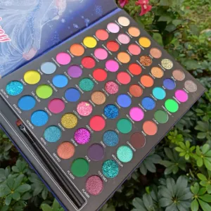 Eyeshadow Palette 48 Color Pressed Glitter Shimmer Matte -Neon Metallic Makeup